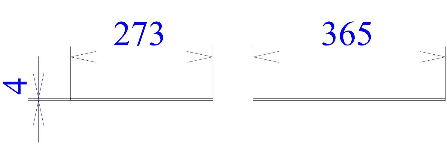 Дополнительная полка стекло для Ш-40, Корпус кухни (365*270*4), 21318