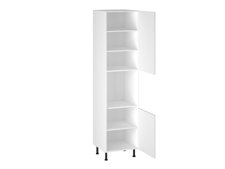 Шкаф-пенал 960 ПГ-60, Виста (600*586*2456) Экокожа Белый, 26286